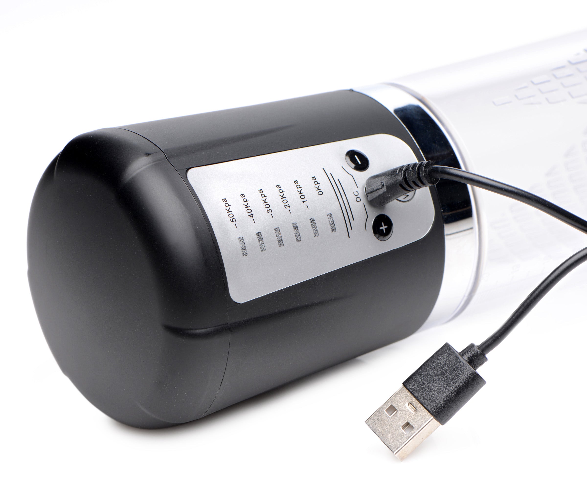 Master Series Pumping Master Multi-power Suction Penis Pump Black