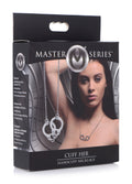Master Series Cuff Her Handcuff Necklace Grey