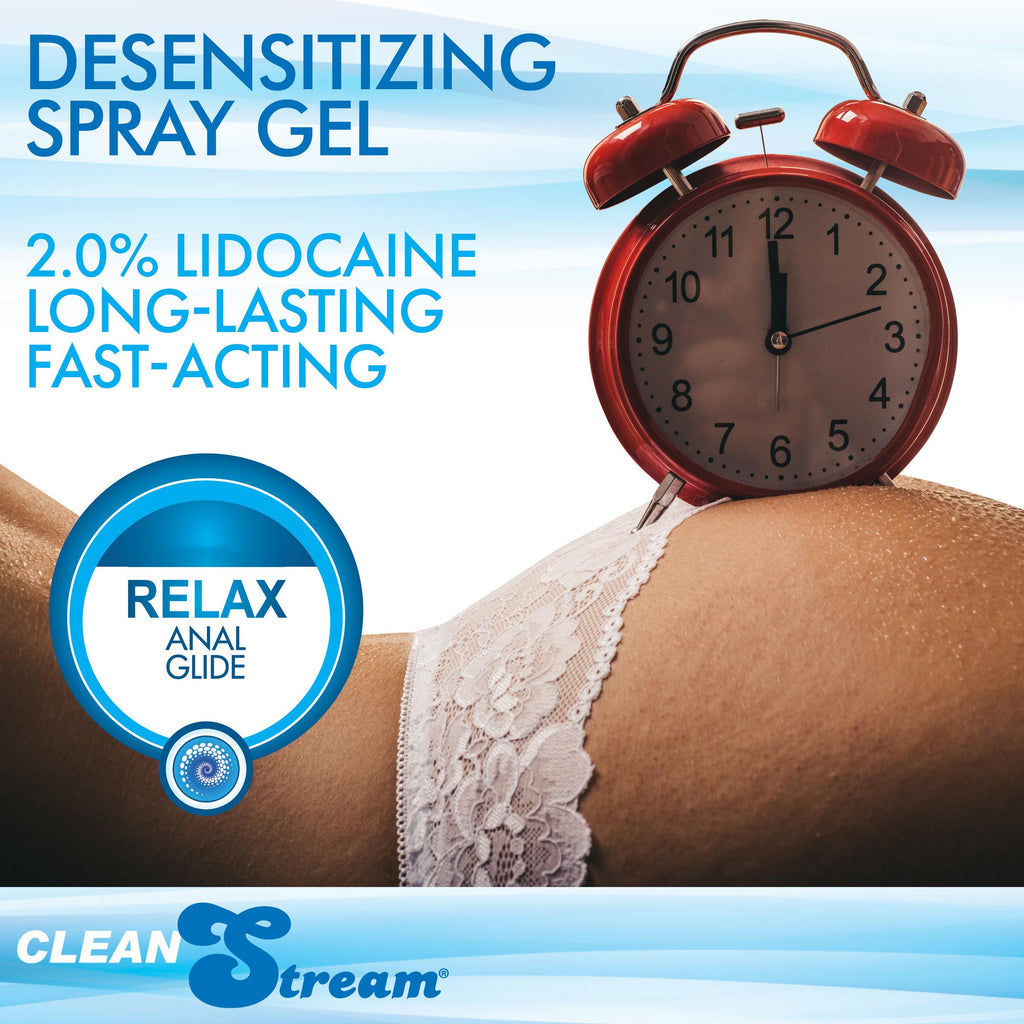CleanStream CleanStream Relax Desensitizing Anal Lube with Injector Kit - 4 oz