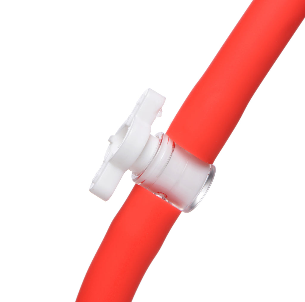 Master Series 3-Way Suck Her Nipple and Clit Pump System Red