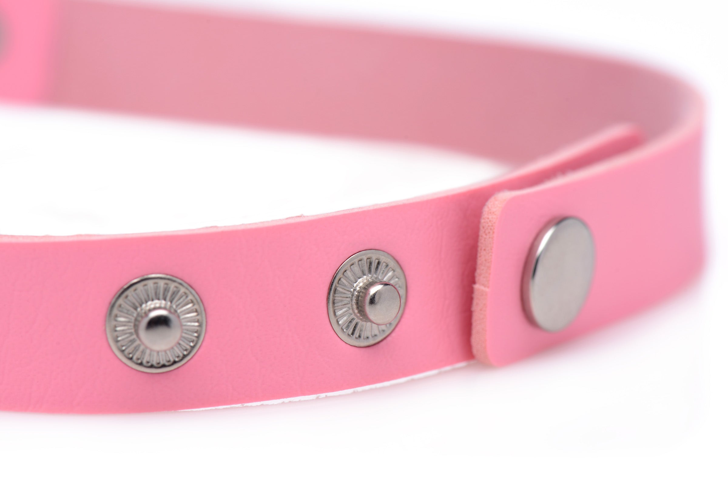 Master Series Chrome Heart Pink Choker Pink