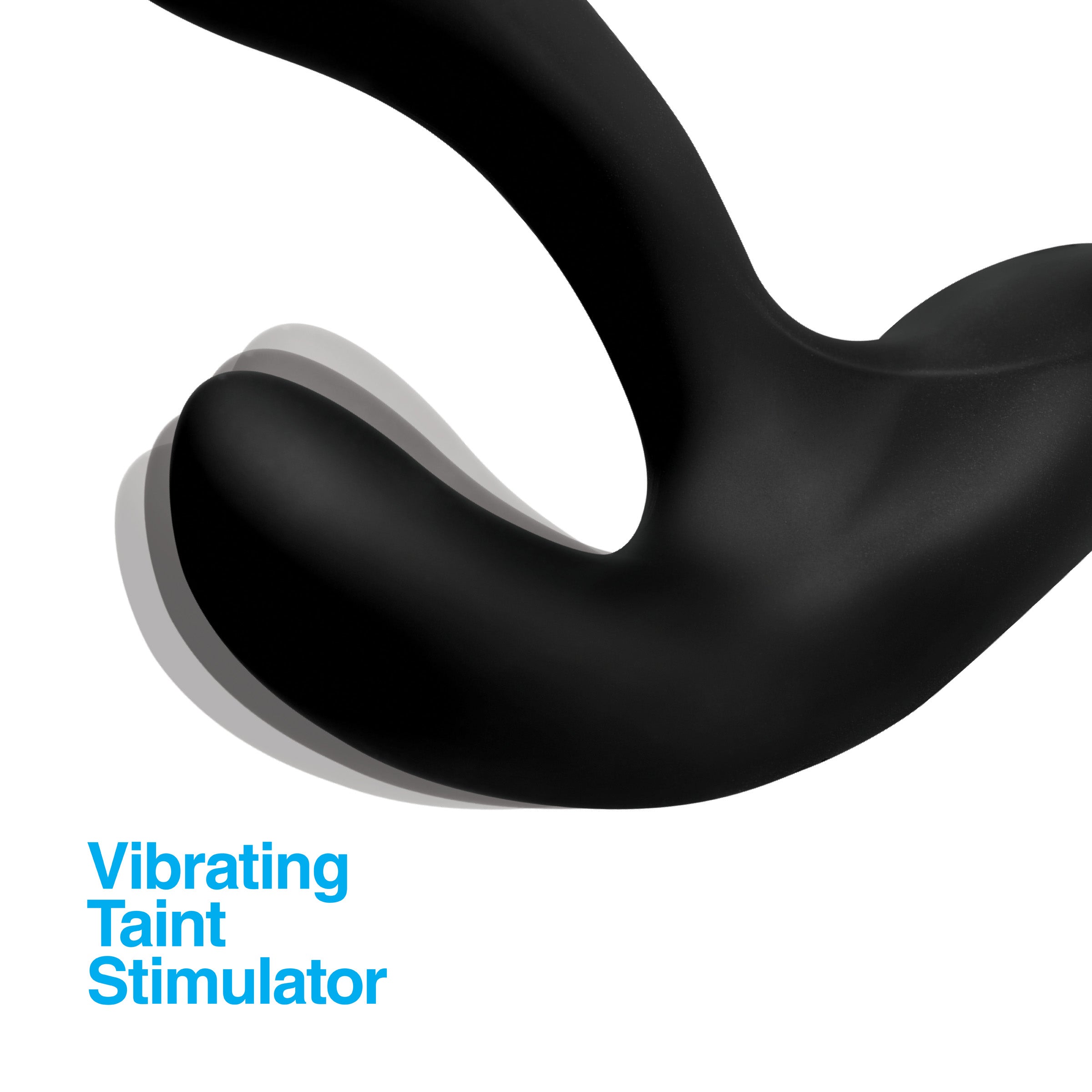 Alpha-Pro 7X Bendable Prostate Stimulator with Stroking Bead Black