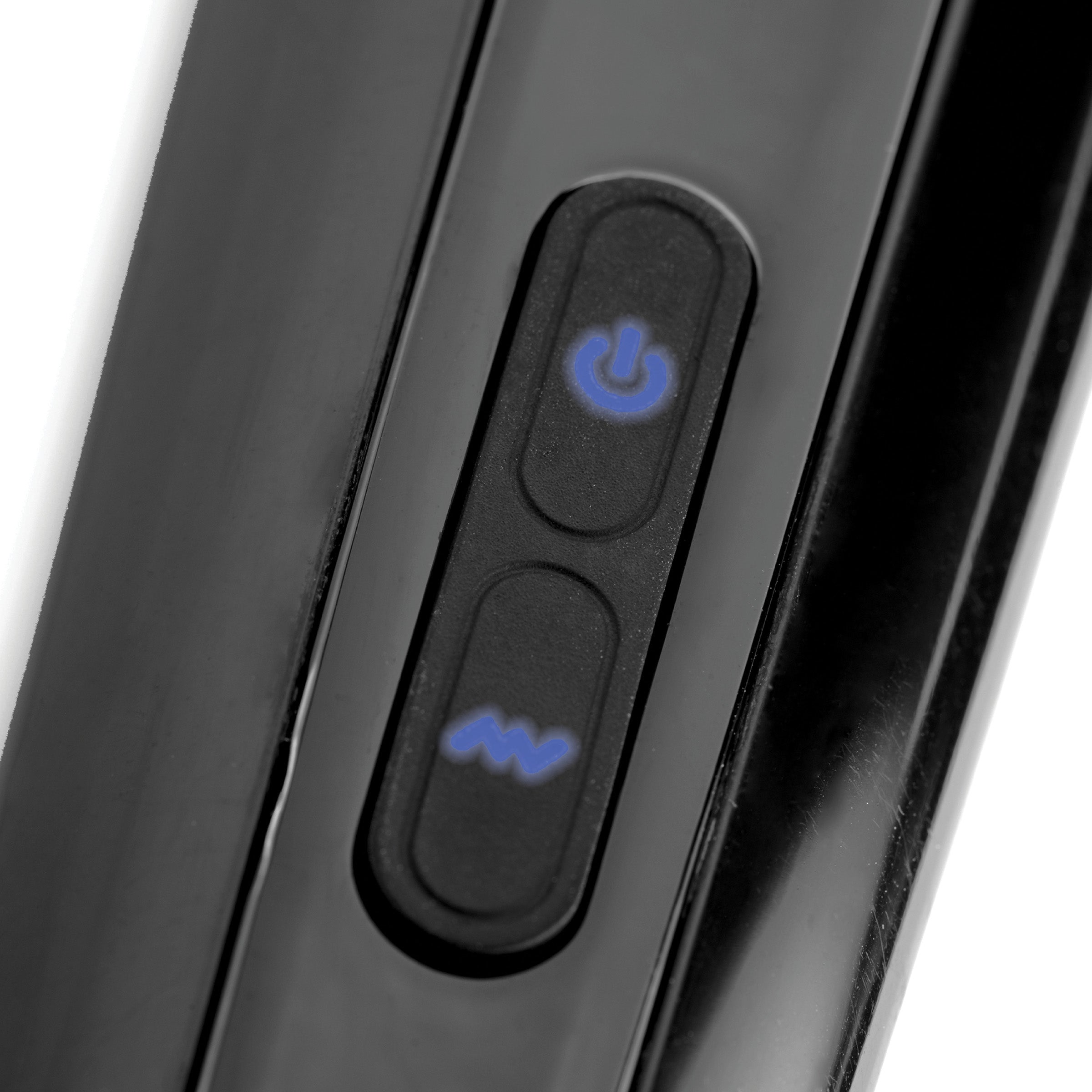 Wand Essentials Diamond Head 24X Rechargeable Silicone Wand Massager Black