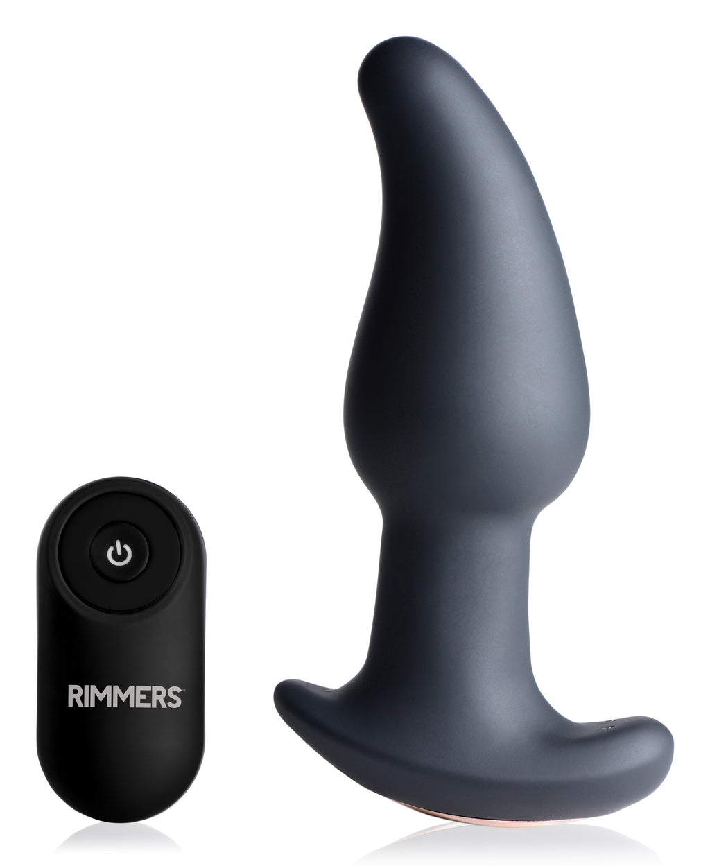Rimmers Gyro-M 10X Curved Rimming Plug with Remote Control Black