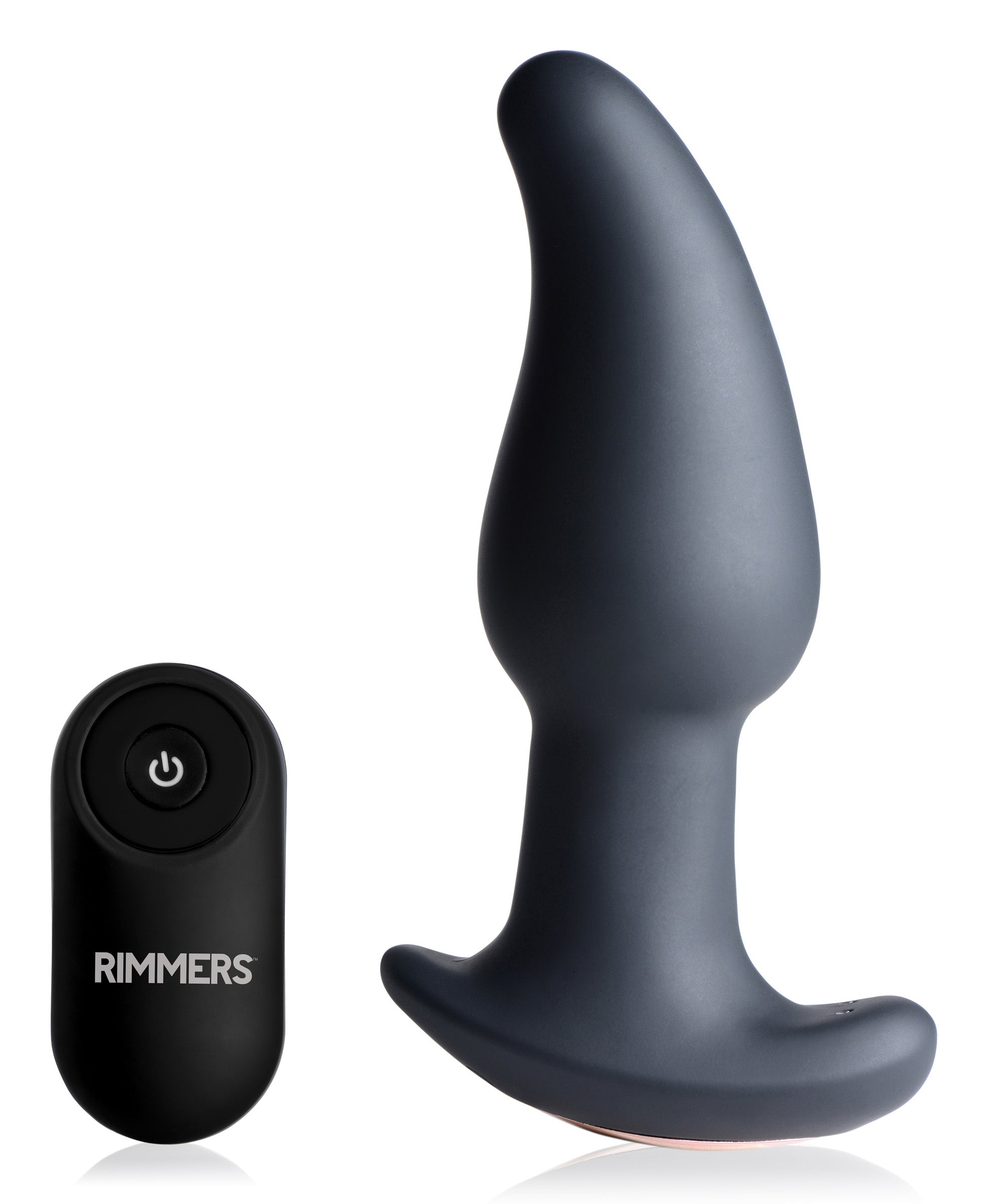 Rimmers Gyro-M 10X Curved Rimming Plug with Remote Control Black