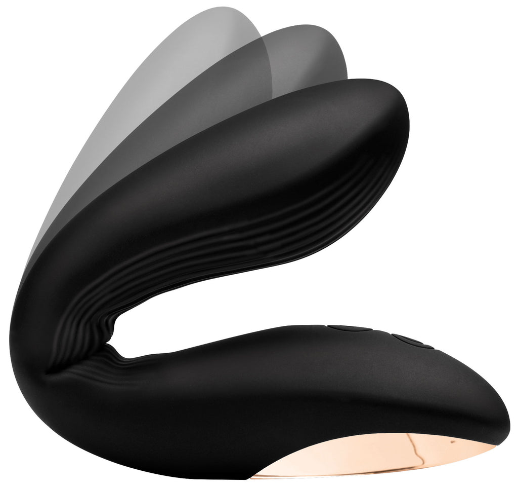 Wonder Vibes 7X Bendable Silicone Vibrator Black