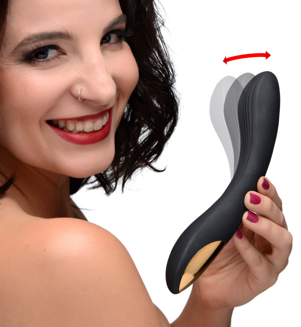 Wonder Vibes 7X Bendable Silicone Vibrator Black