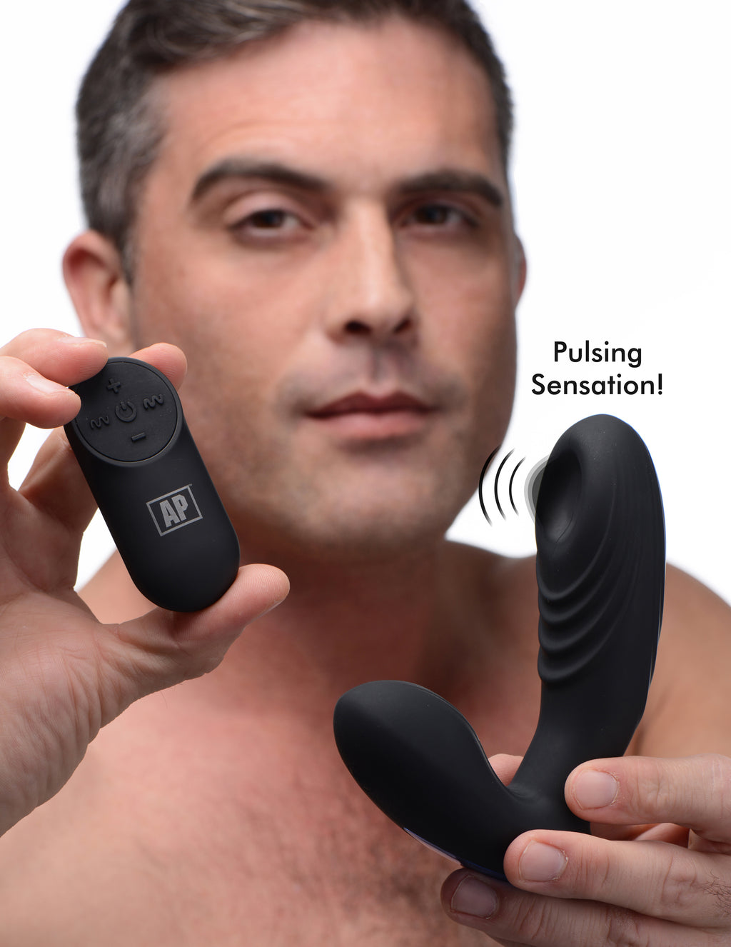Alpha-Pro 7X P-Thump Tapping Prostate Stimulator Black