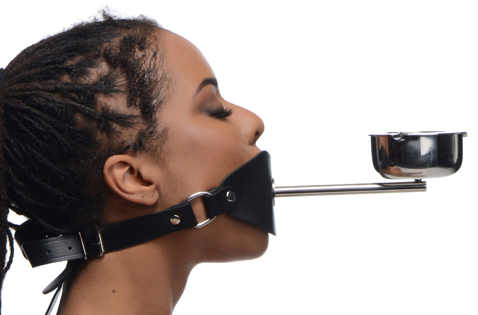 Master Series Ashtray Ball Gag Black