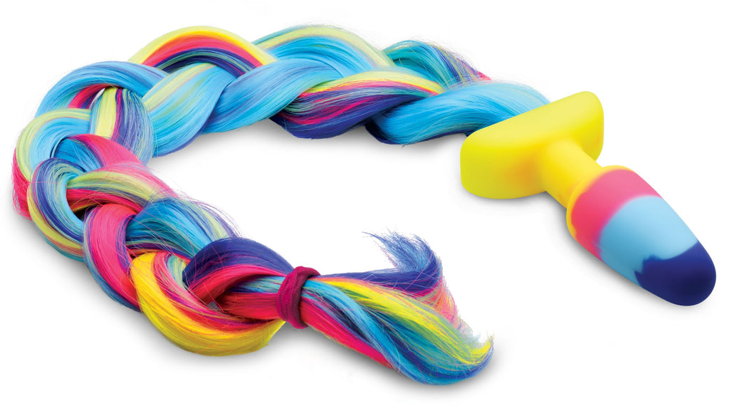 Tailz Rainbow Unicorn Tail Anal Plug Multi