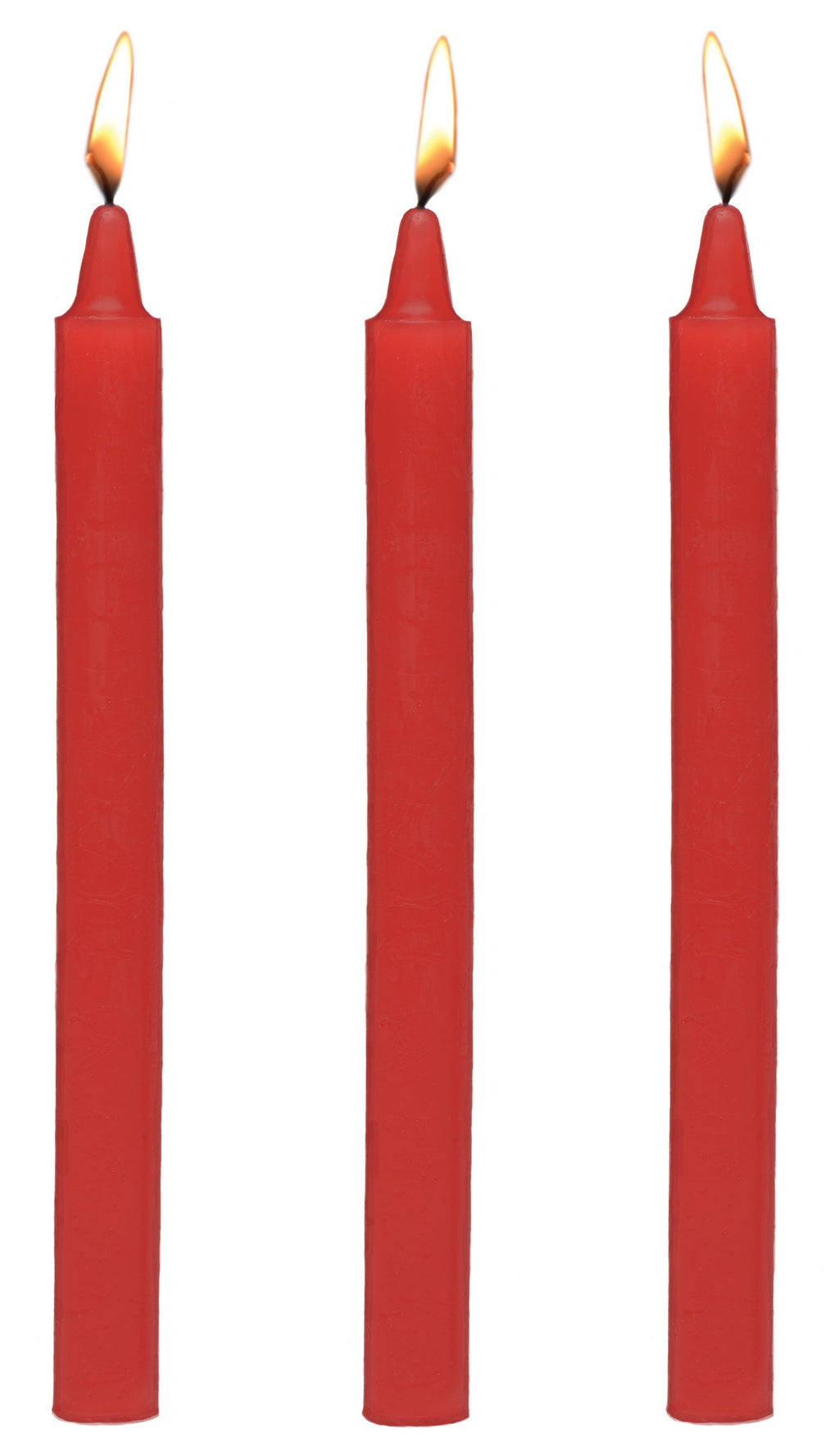 Master Series Fetish Drip Candles 3 Pack - Red Red