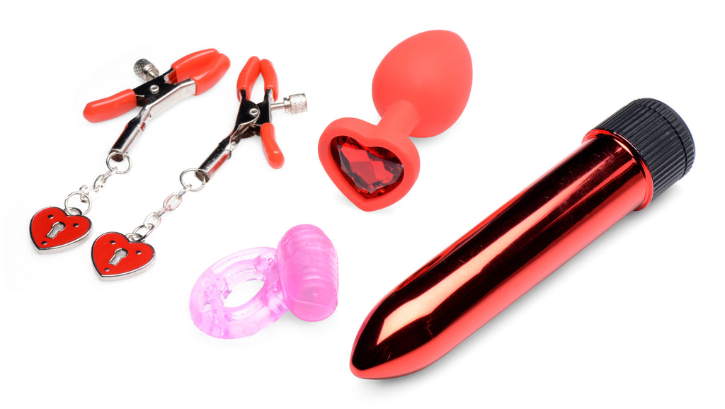 Frisky Passion Heart Gift Set Red