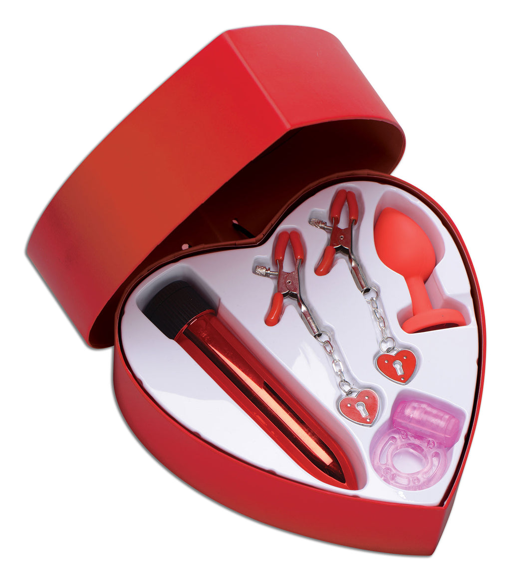 Frisky Passion Heart Gift Set Red