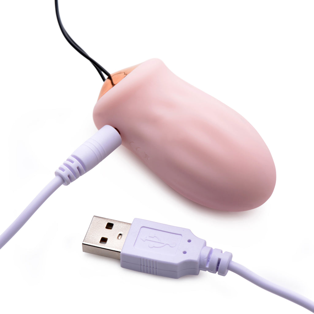 Inmi Shegasm Tandem Teaser 10X Clitoral Stimulator with bonus Egg Vibe Pink