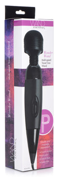 Wand Essentials Wander Wand Multi-Speed Travel Size Wand Black
