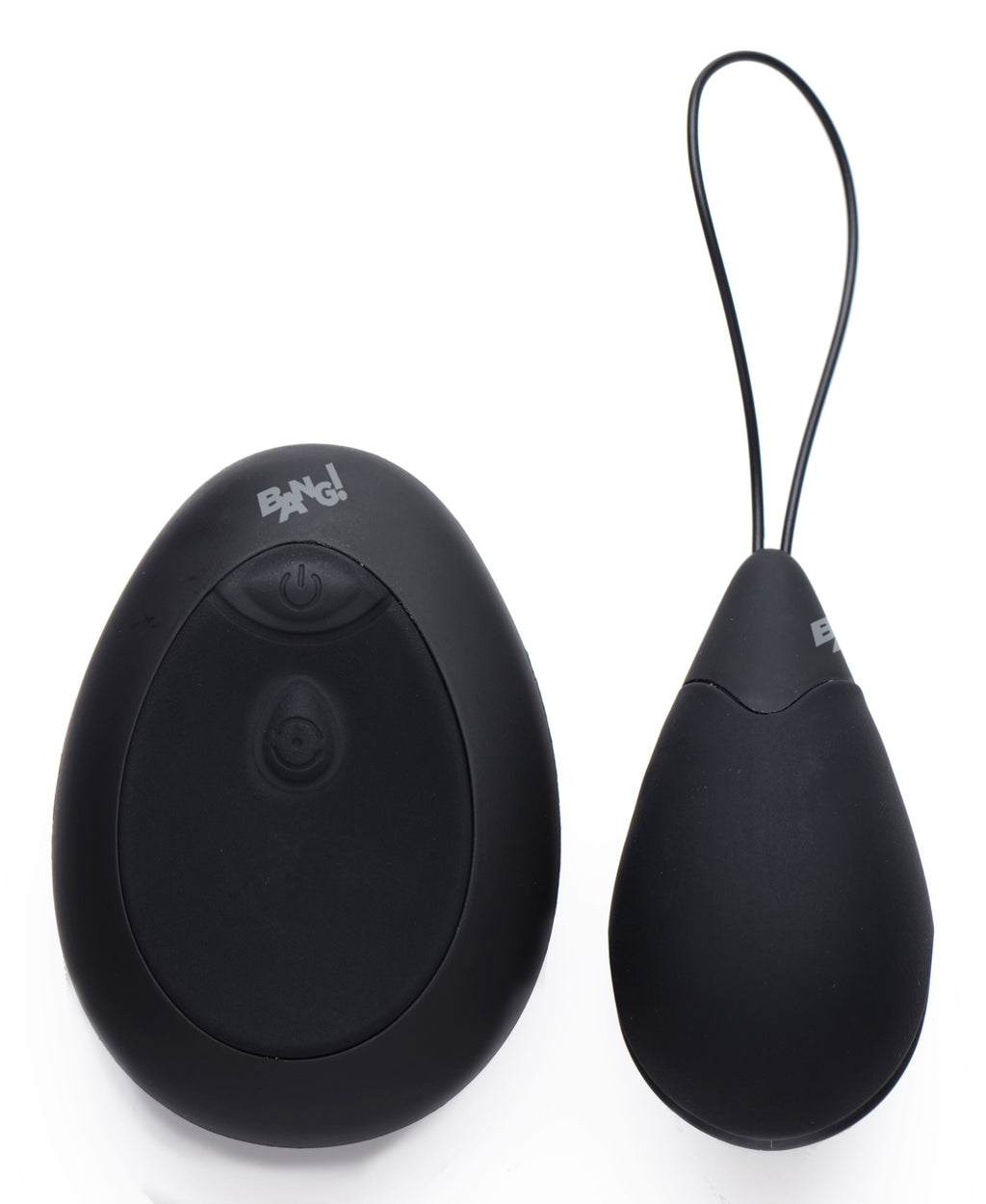 Bang! 10X Silicone Vibrating Egg - Black Black