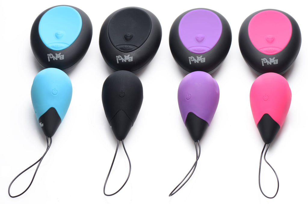 Bang! 10X Silicone Vibrating Egg - Black Black