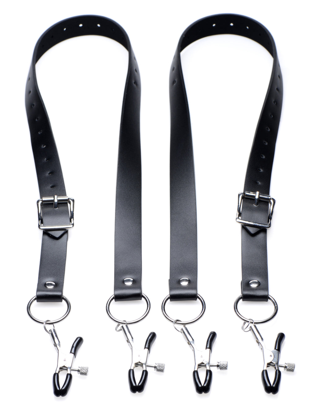 Master Series Spread XL Labia Spreader Straps Black