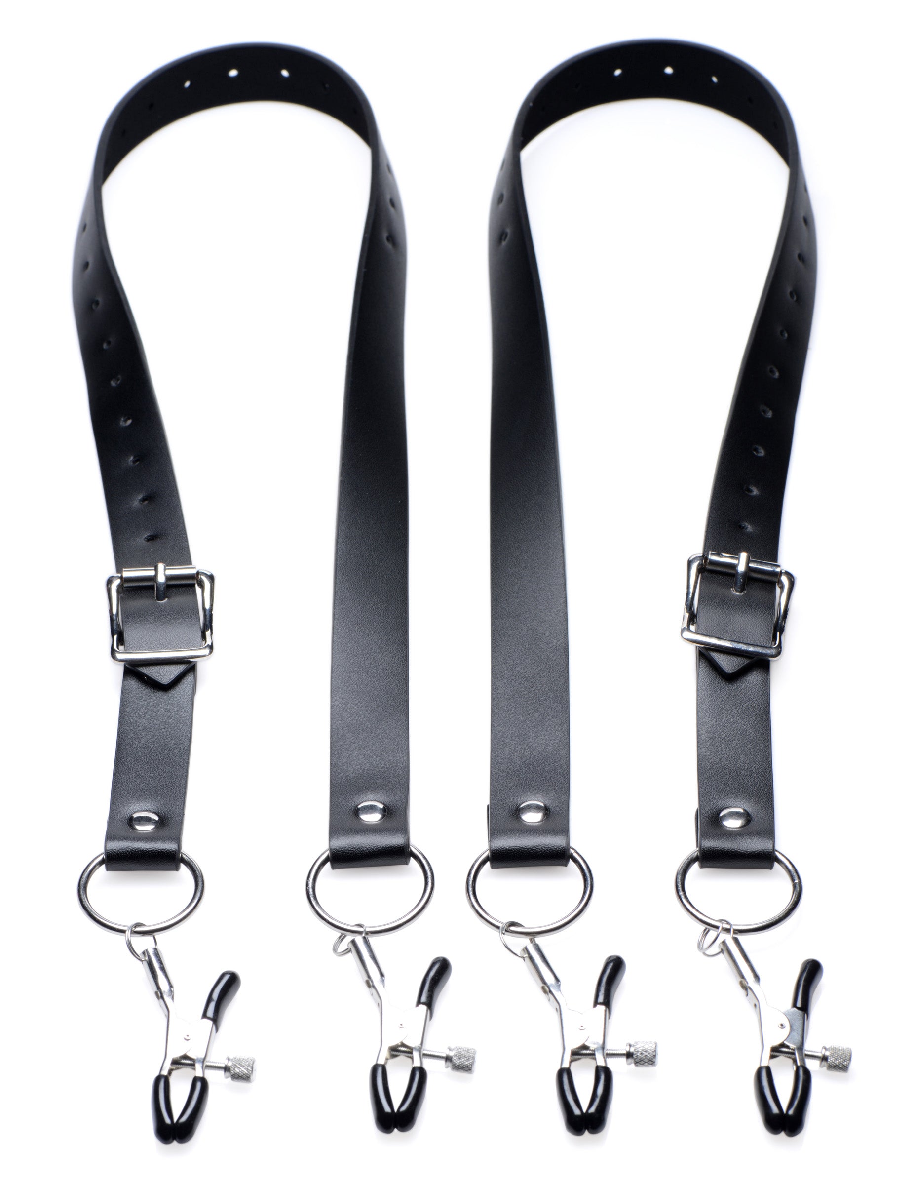 Master Series Spread XL Labia Spreader Straps Black