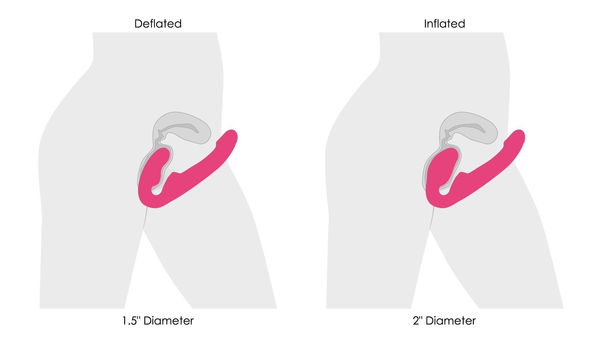 Strap U 10X Remote Control Ergo-Fit G-Pulse Inflatable and Vibrating Strapless Strap-on - Pink Pink