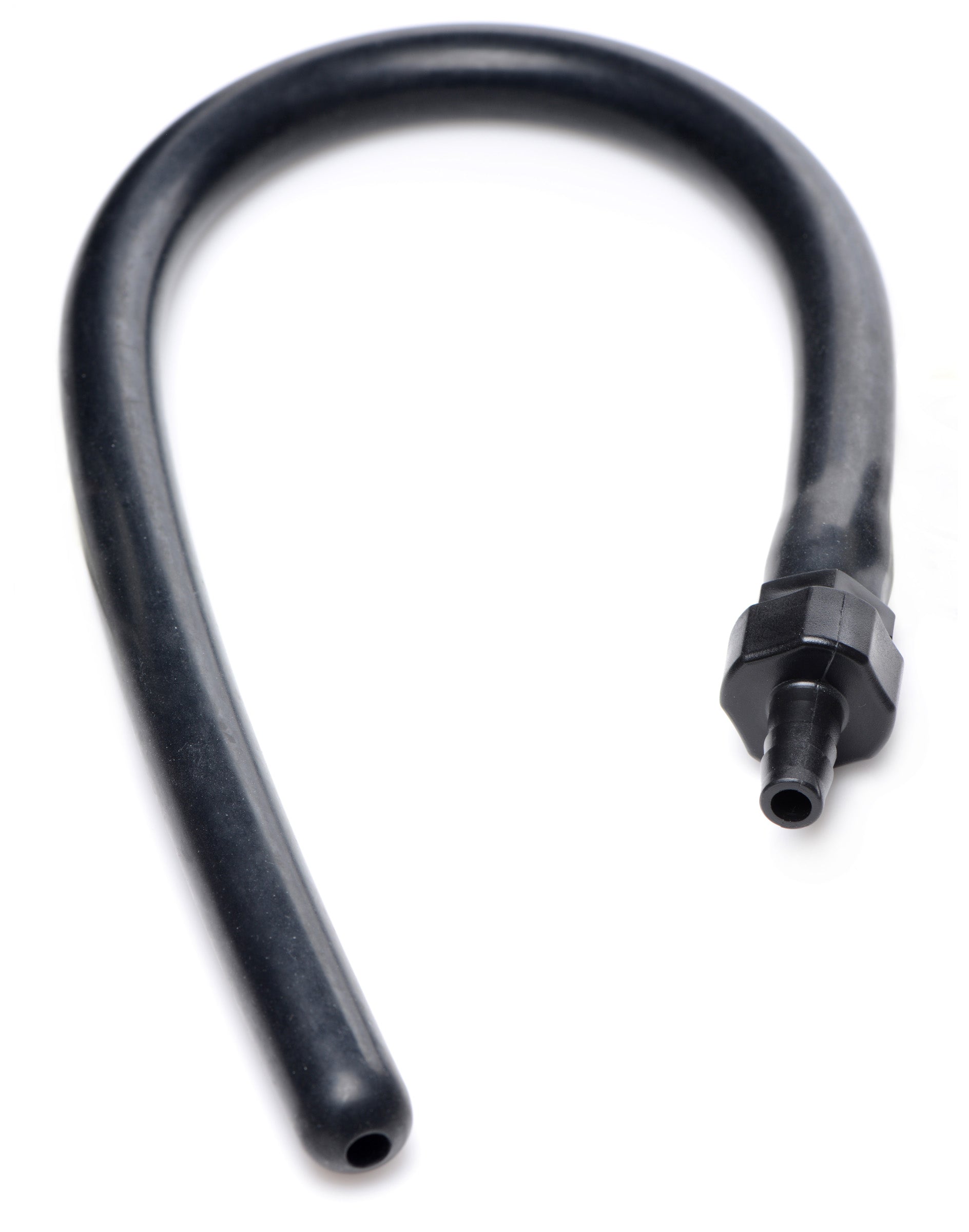 CleanStream 20 Inch Silicone Nozzle Enema Attachment Black