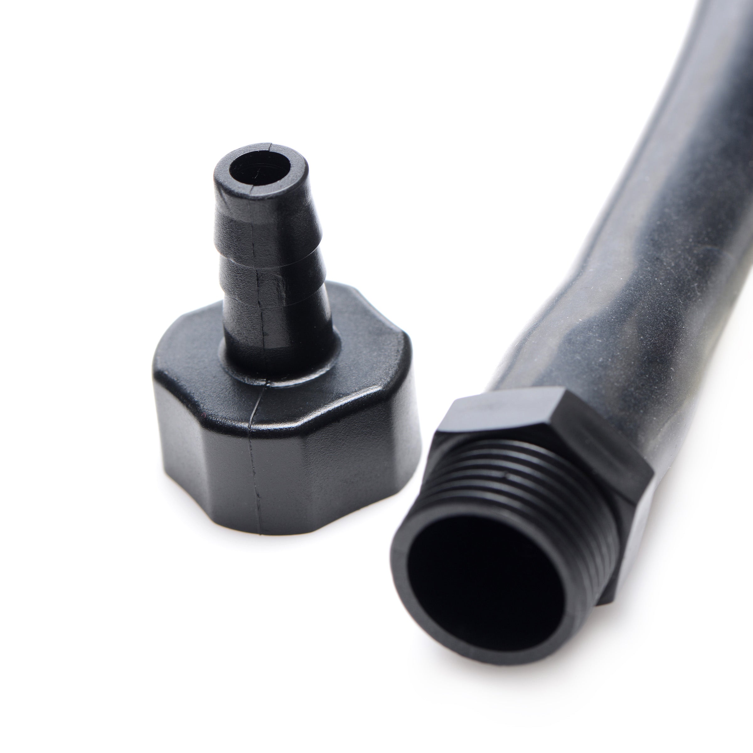 CleanStream 20 Inch Silicone Nozzle Enema Attachment Black