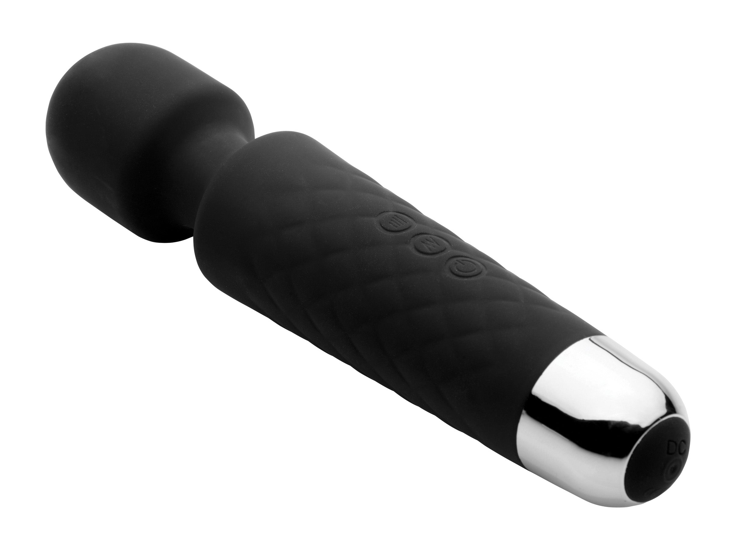 Wand Essentials 18X Luxury Silicone Travel Wand Black