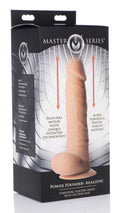 Master Series Power Pounder Realistic Thrusting Silicone Dildo Flesh