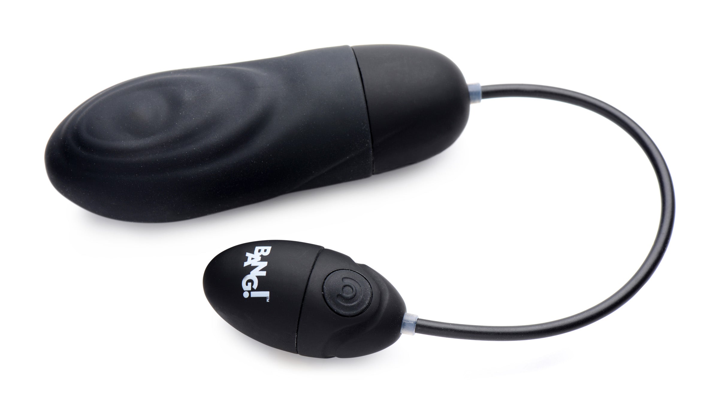 Bang! 7X Pulsing Rechargeable Silicone Vibrator - Black Black