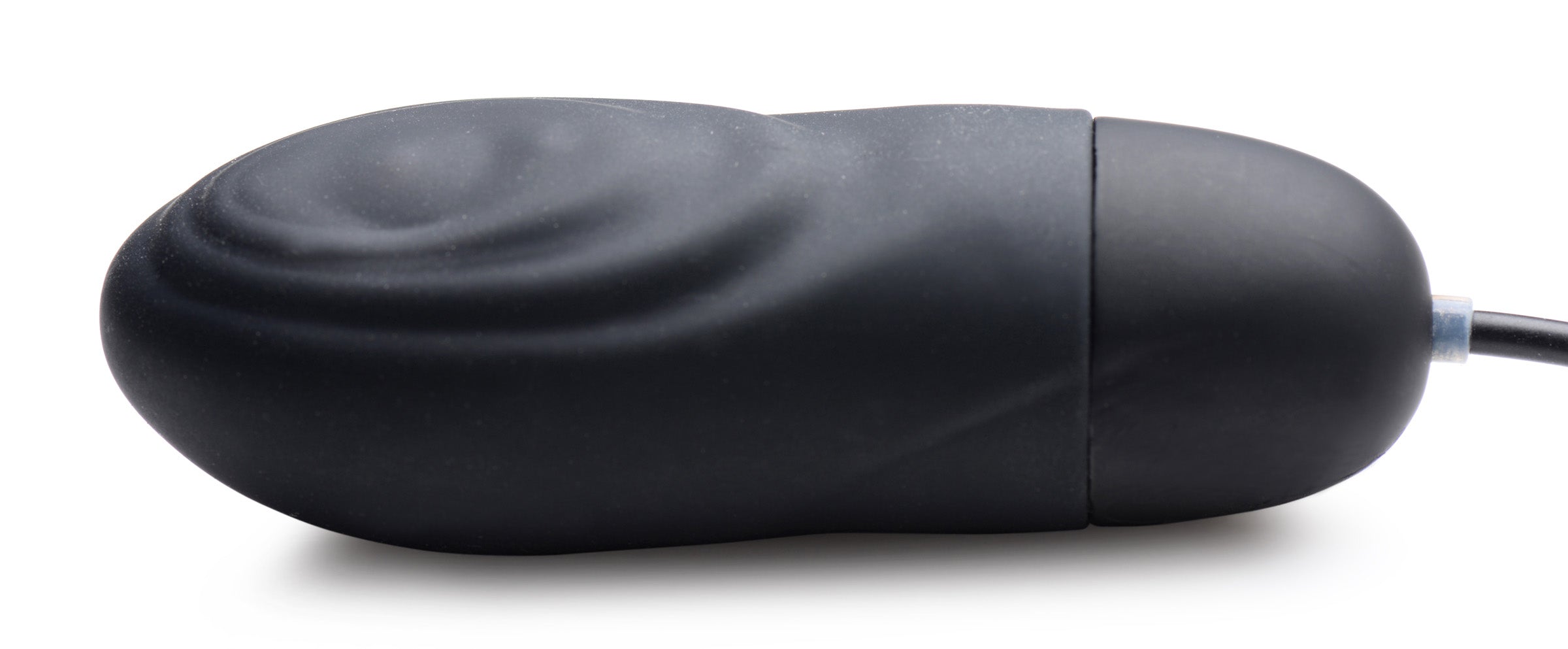 Bang! 7X Pulsing Rechargeable Silicone Vibrator - Black Black