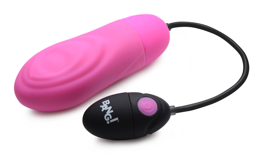 Bang! 7X Pulsing Rechargeable Silicone Vibrator - Black Pink