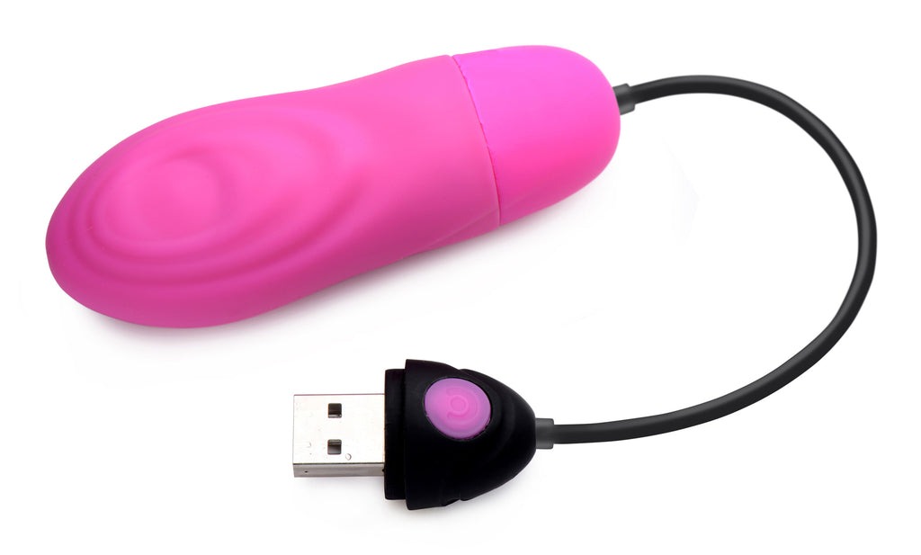 Bang! 7X Pulsing Rechargeable Silicone Vibrator - Black Pink