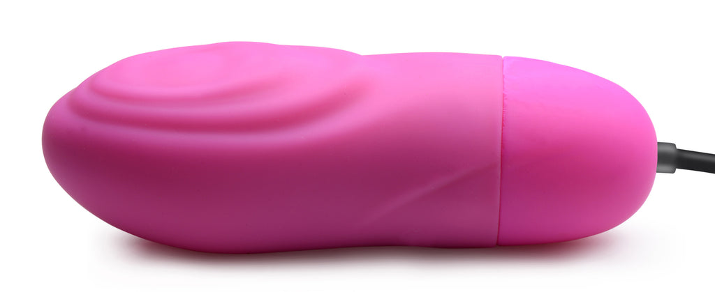 Bang! 7X Pulsing Rechargeable Silicone Vibrator - Black Pink