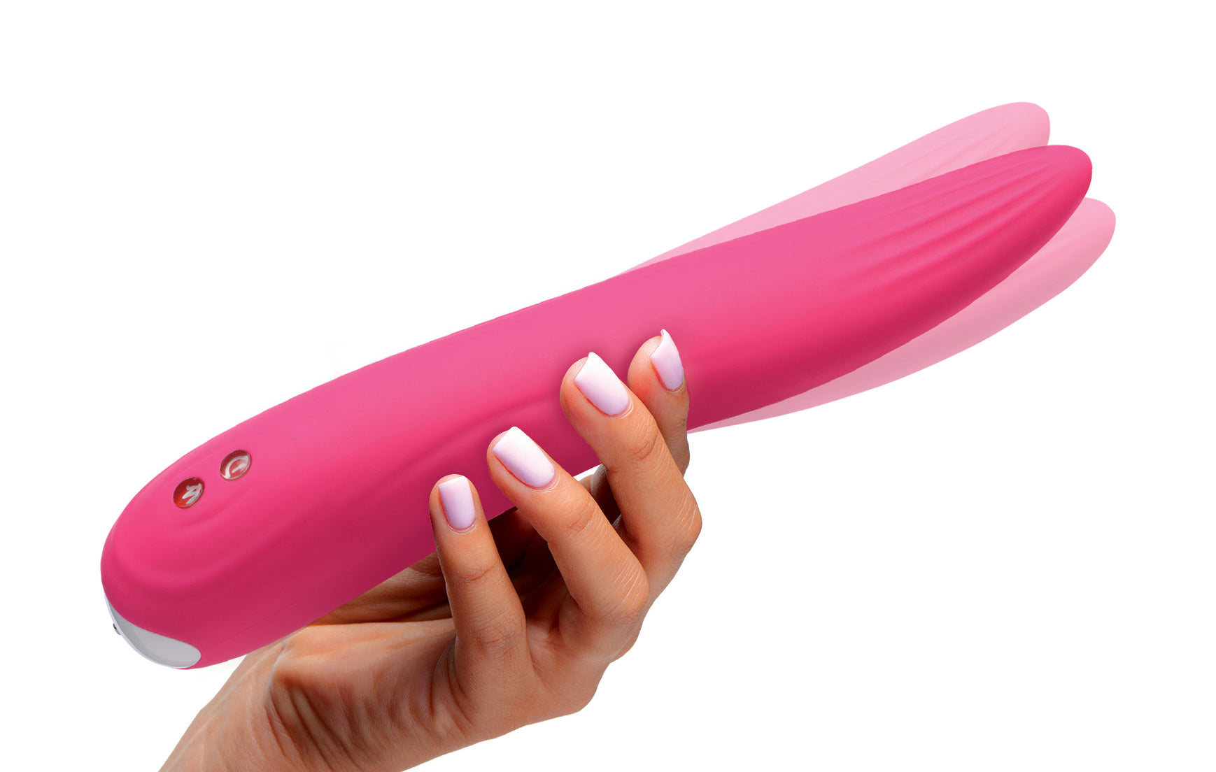 Inmi 8X Pro-Lick Vibrating & Licking Silicone Tongue Vibrator Pink