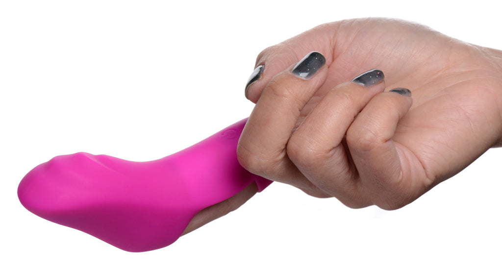 Frisky 7X Finger Bang Her Pro Silicone Vibrator - Pink Pink