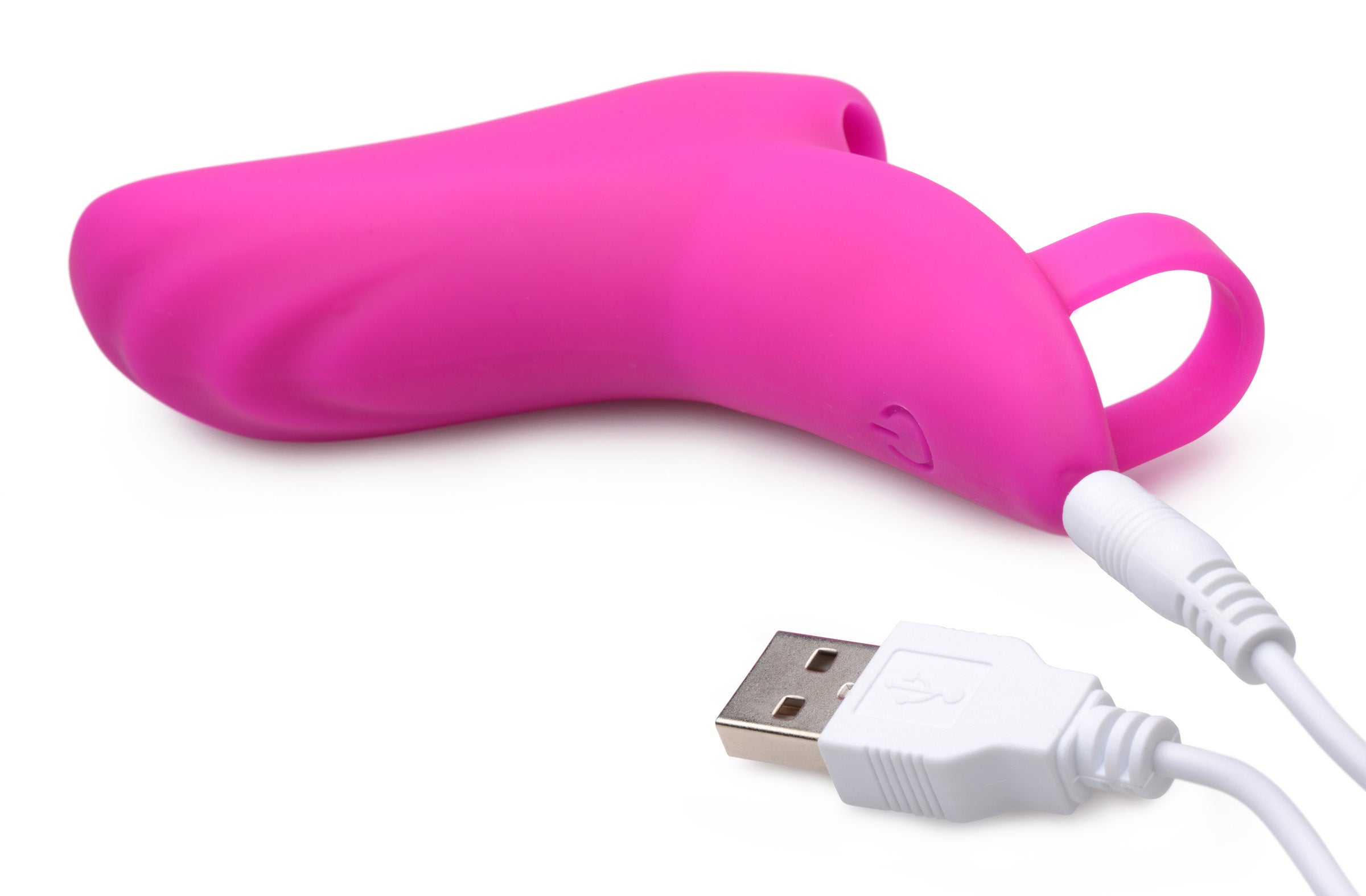 Frisky 7X Finger Bang Her Pro Silicone Vibrator - Pink Pink
