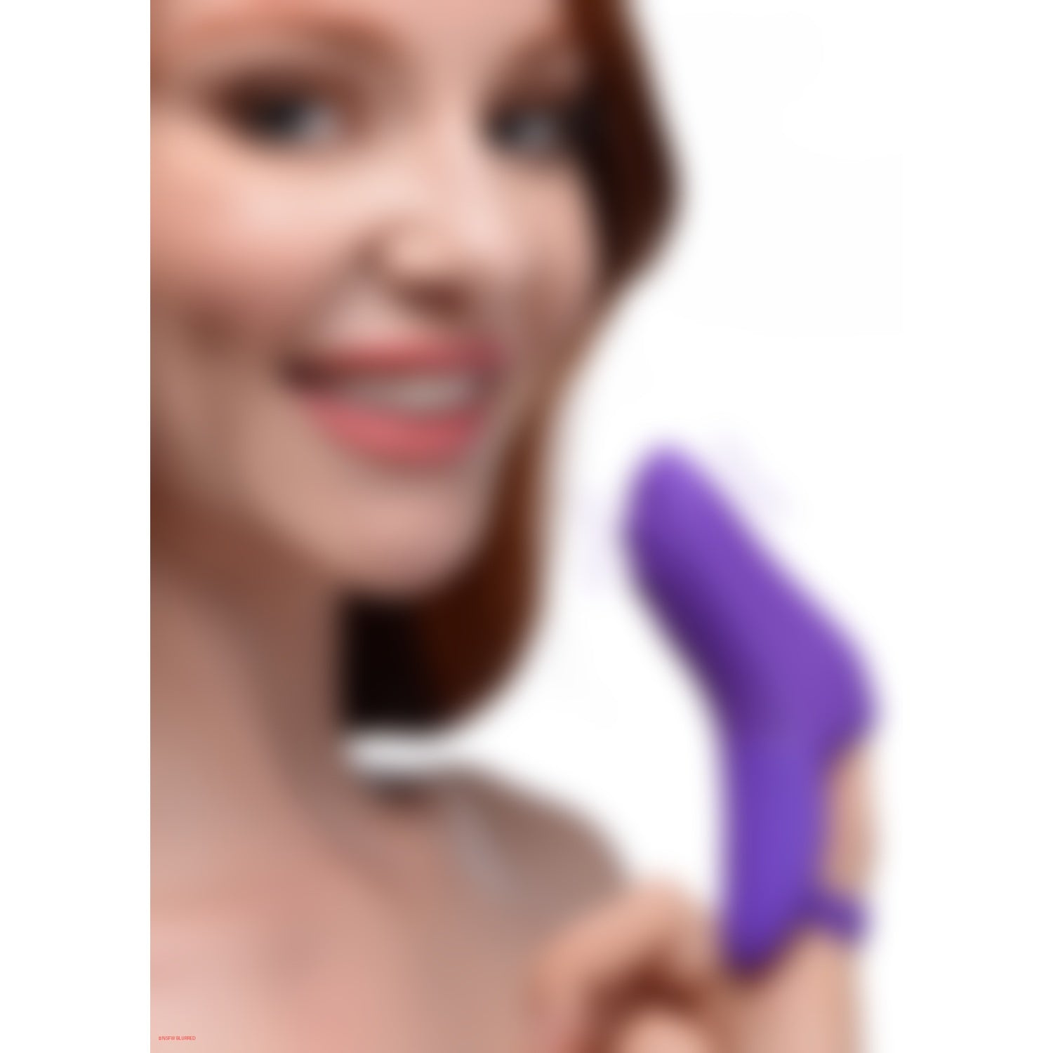 XR Brands 7X Finger Bang Her Pro Silicone Vibrator - Purple