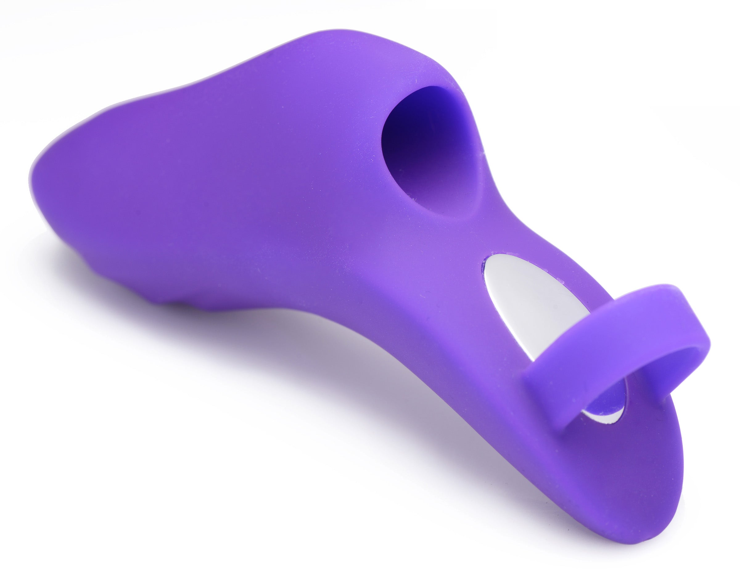 Frisky 7X Finger Bang Her Pro Silicone Vibrator - Pink Purple
