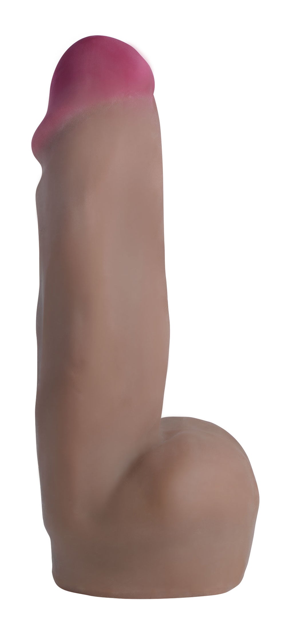 Loadz Dark Dual Density Squirting Dildo - 7 Inch Brown