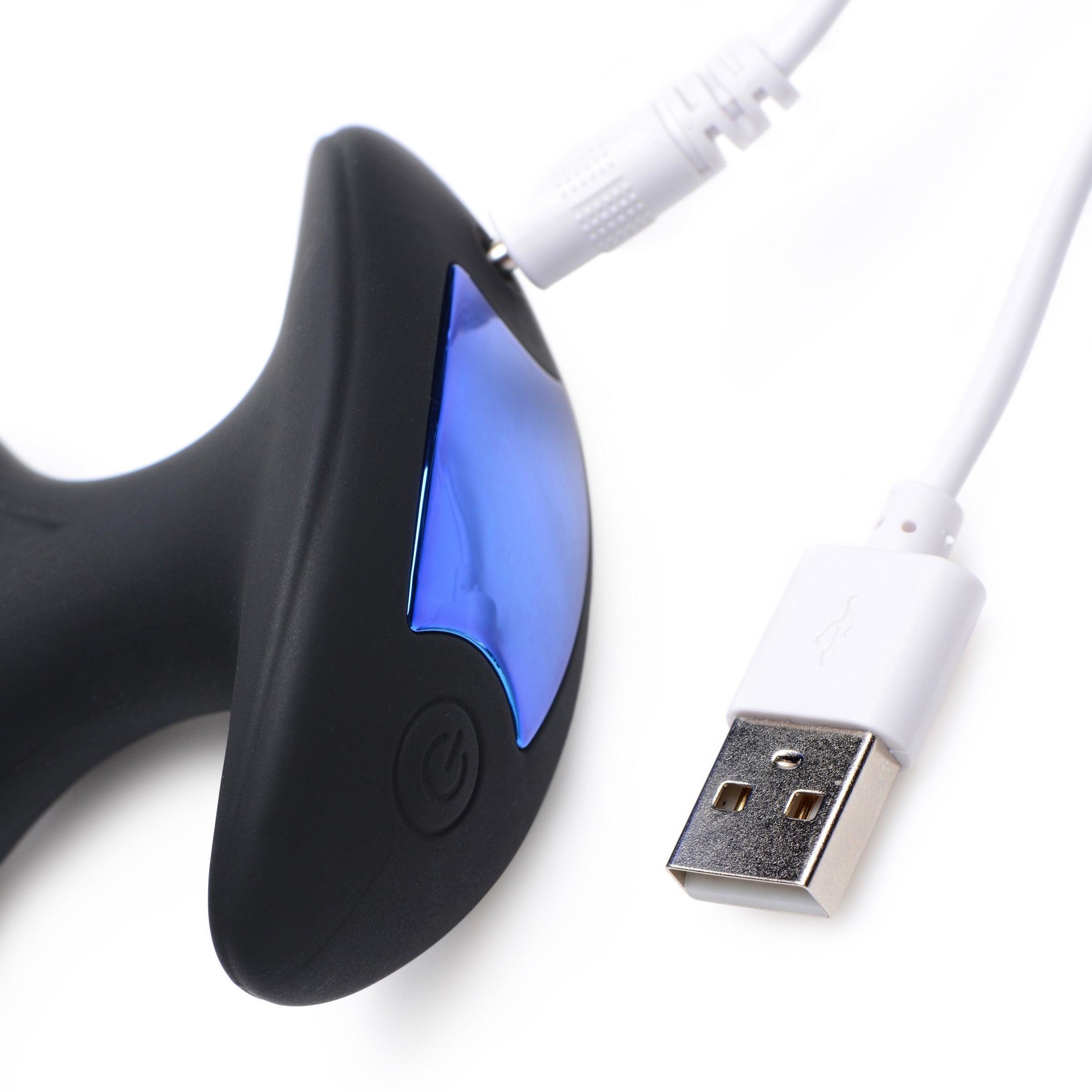 Zeus Electrosex 64X Electro-Spread Vibrating and Estim Silicone Butt Plug Black