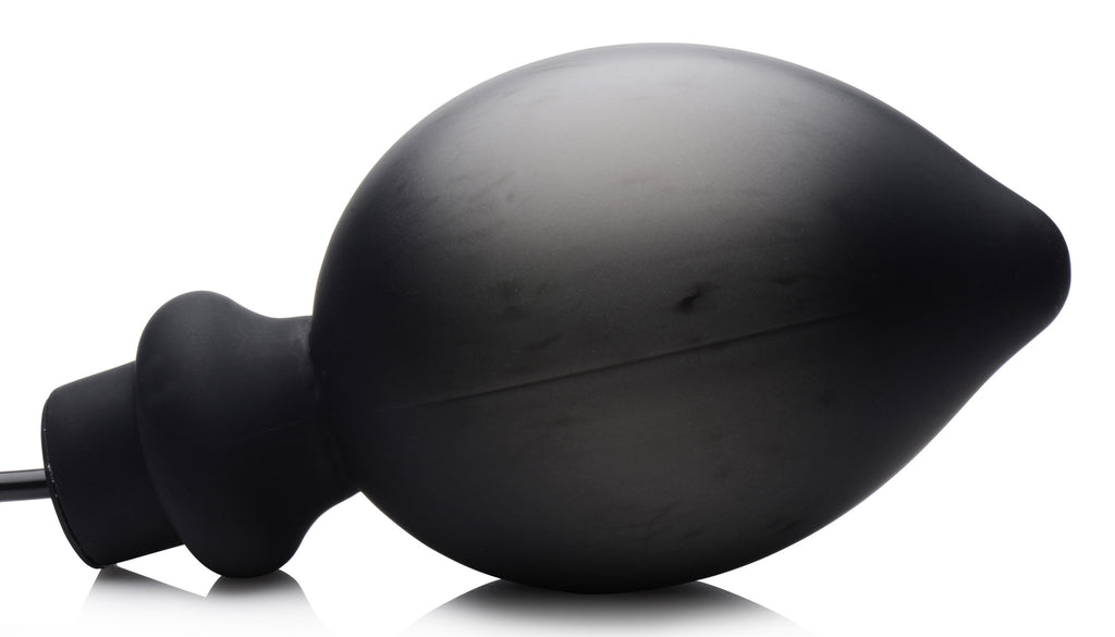 Master Series Ass-Pand Large Inflatable Silicone Anal Plug Black