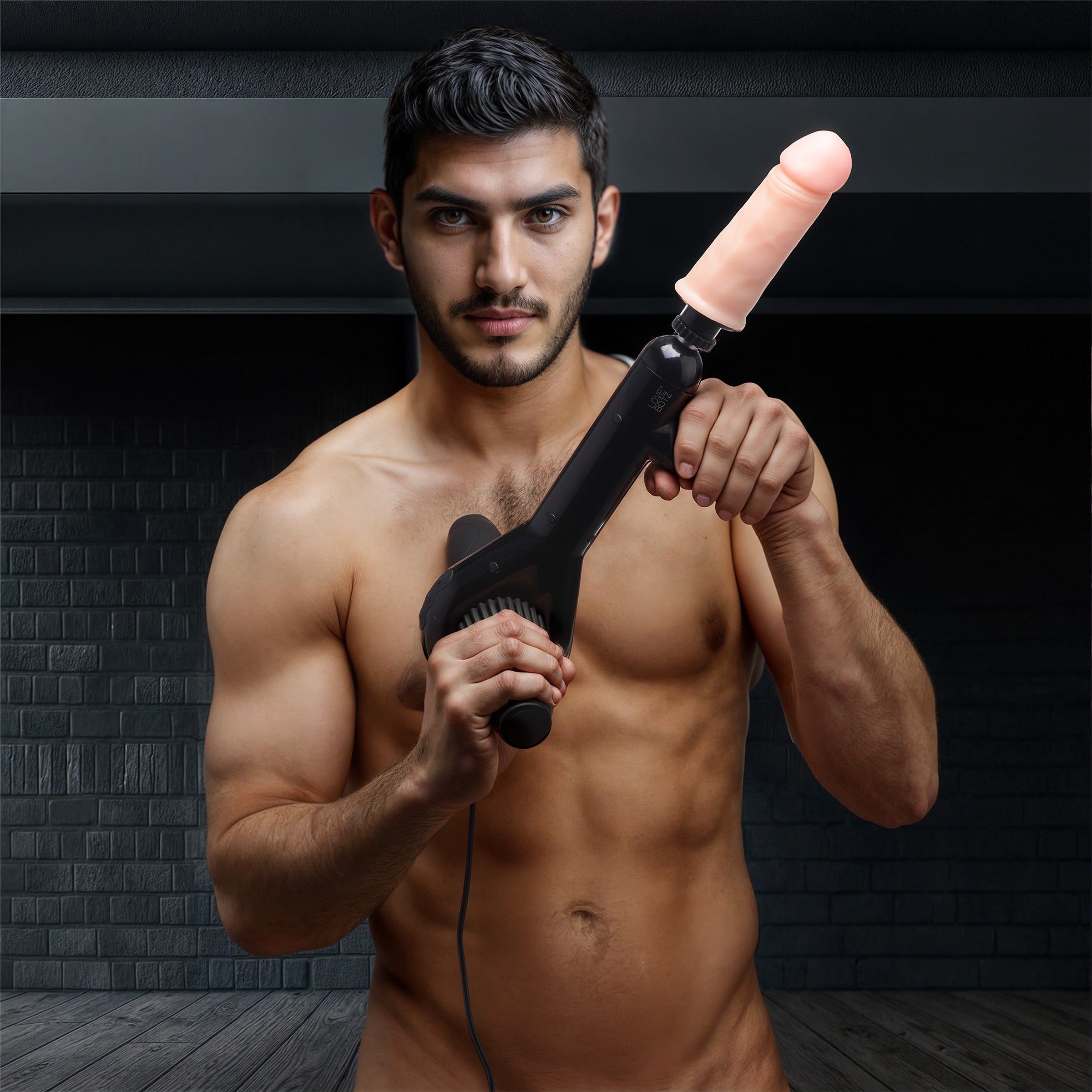 Lovebotz Pro-Bang Sex Machine with Remote Control Black