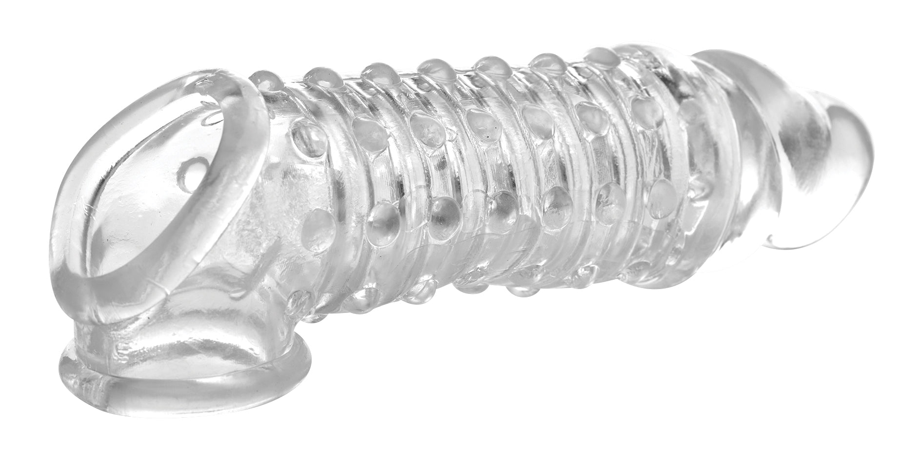 Size Matters 1.5 Inch Penis Enhancer Sleeve - Clear Clear