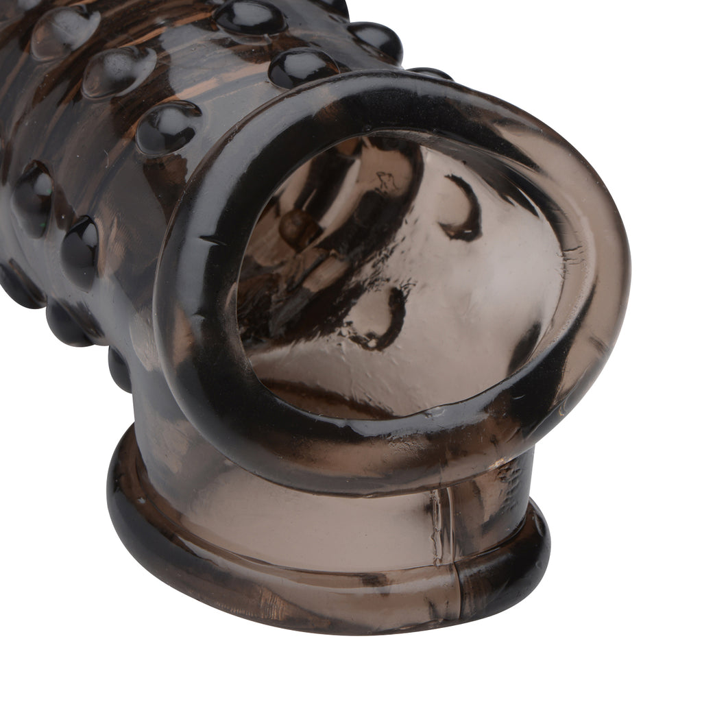 Size Matters 1.5 Inch Penis Enhancer Sleeve - Clear Grey