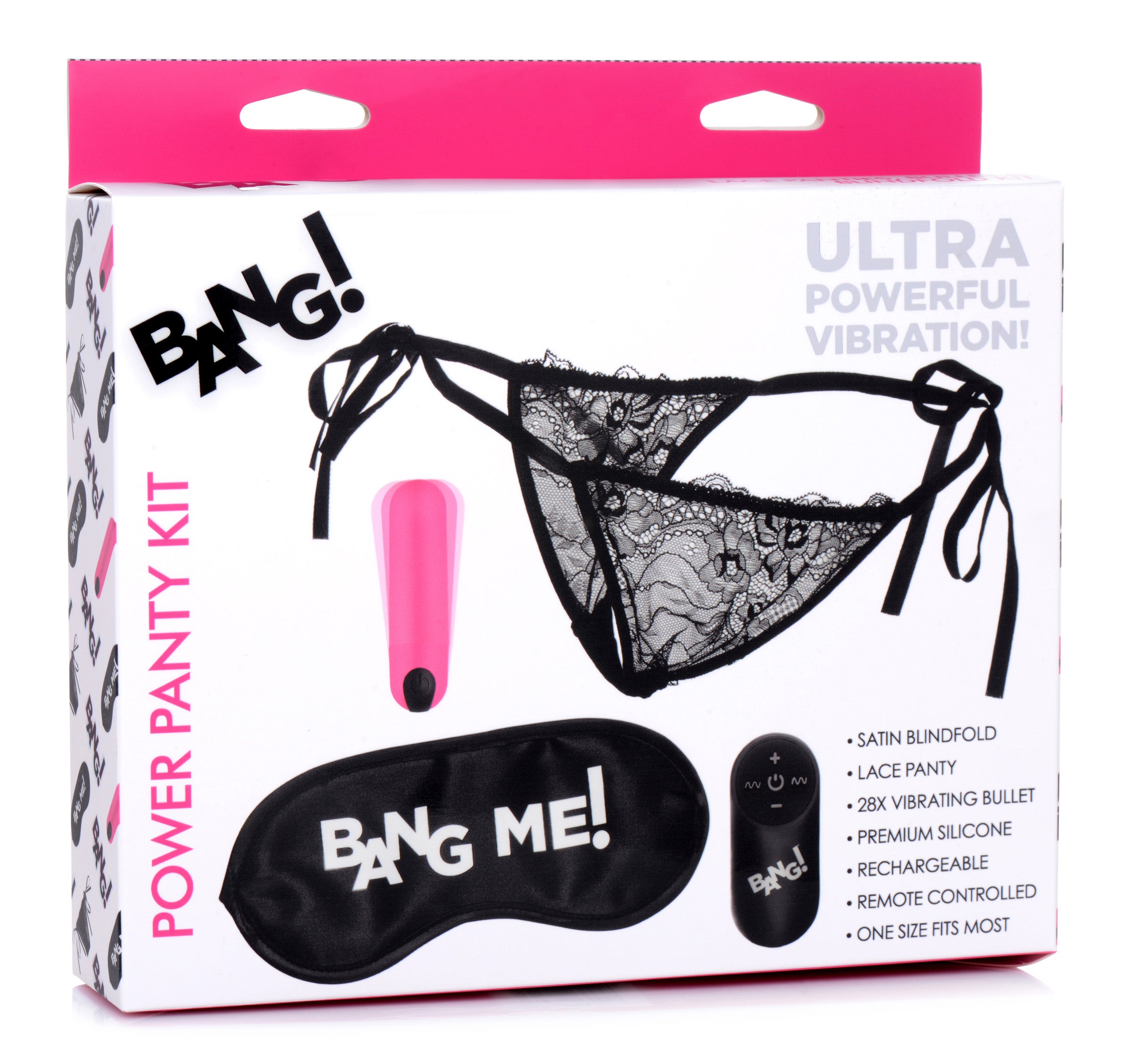 Bang! Power Panty Remote Control Bullet Kit Pink
