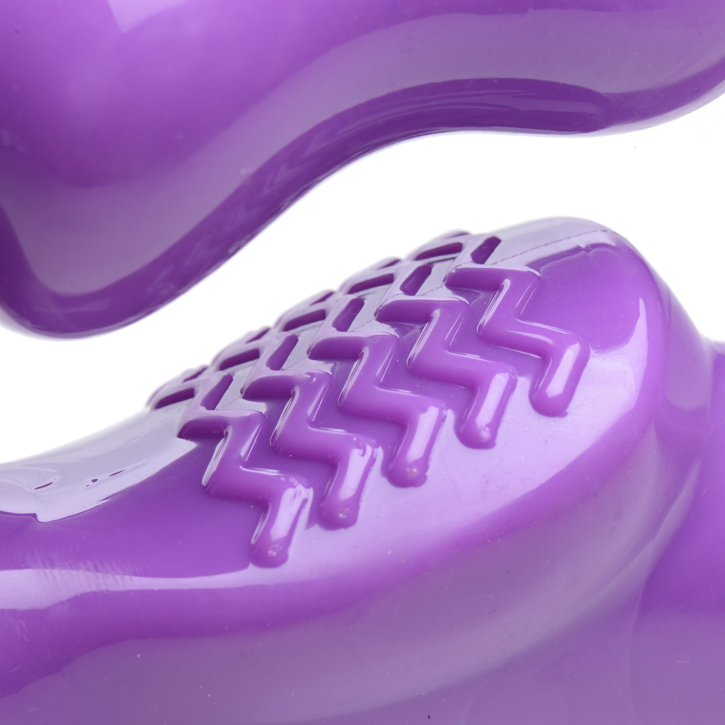 Strap U 7X Revolver 2 Inch Thick Vibrating Strapless Strap-on Purple