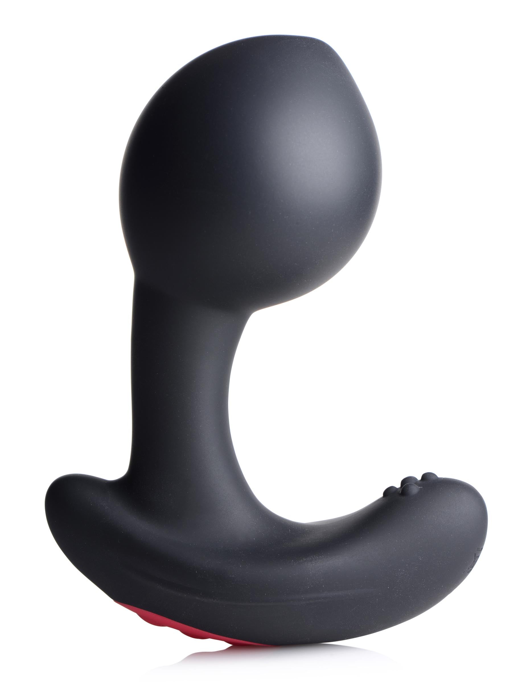 Swell 10X Inflatable and Vibrating Silicone Prostate Plug Black