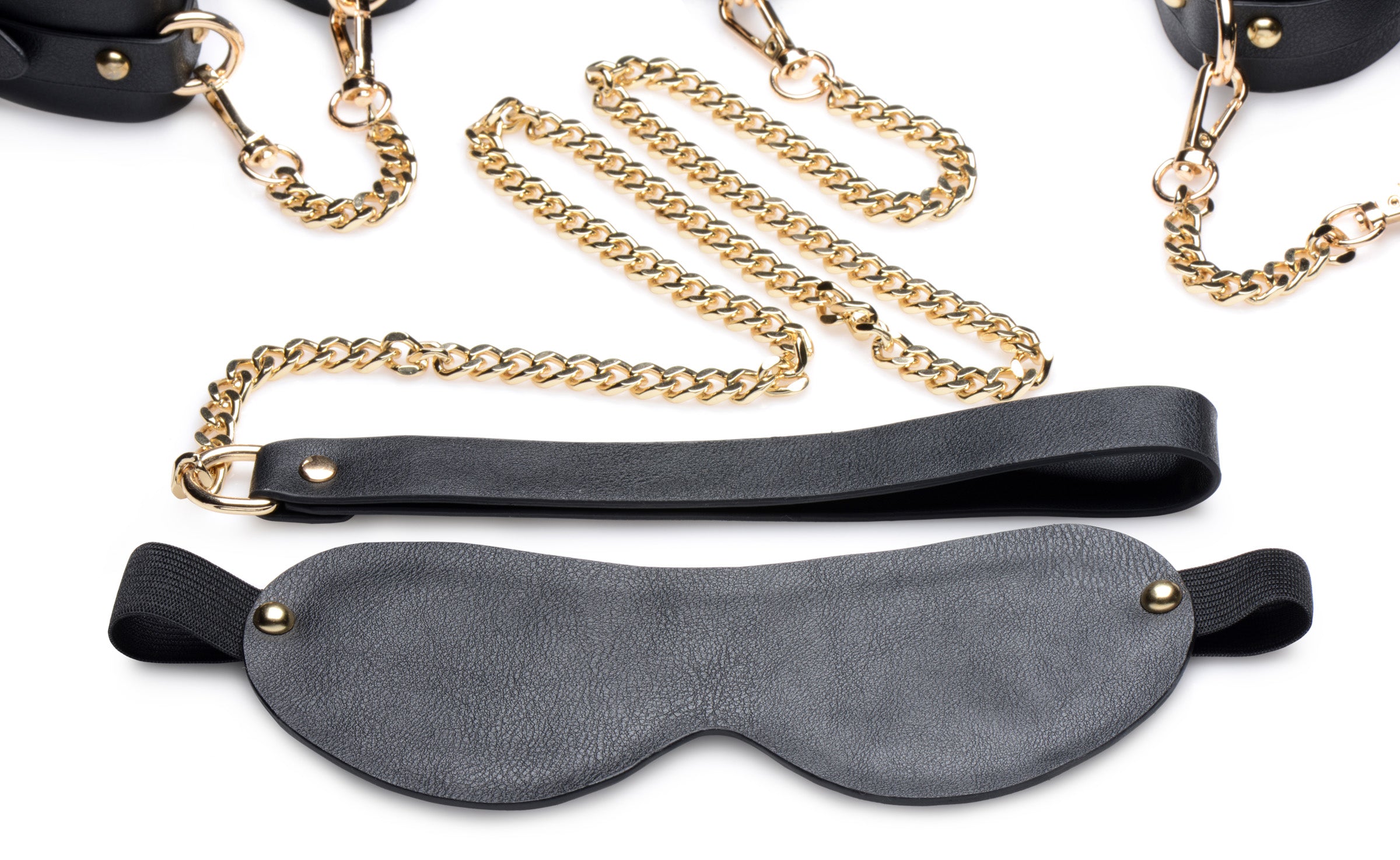 Master Series Gold Submission Bondage Kit Black