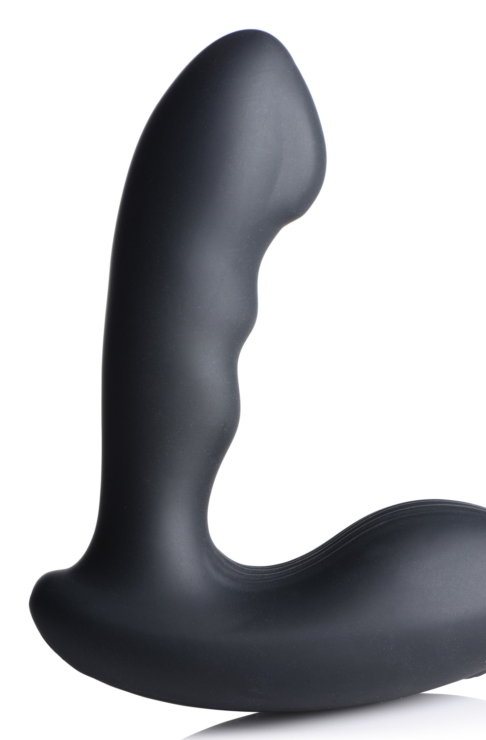 Alpha-Pro 7X P-Strap Milking and Vibrating Prostate Stimulator with Cock and Ball Harness Black