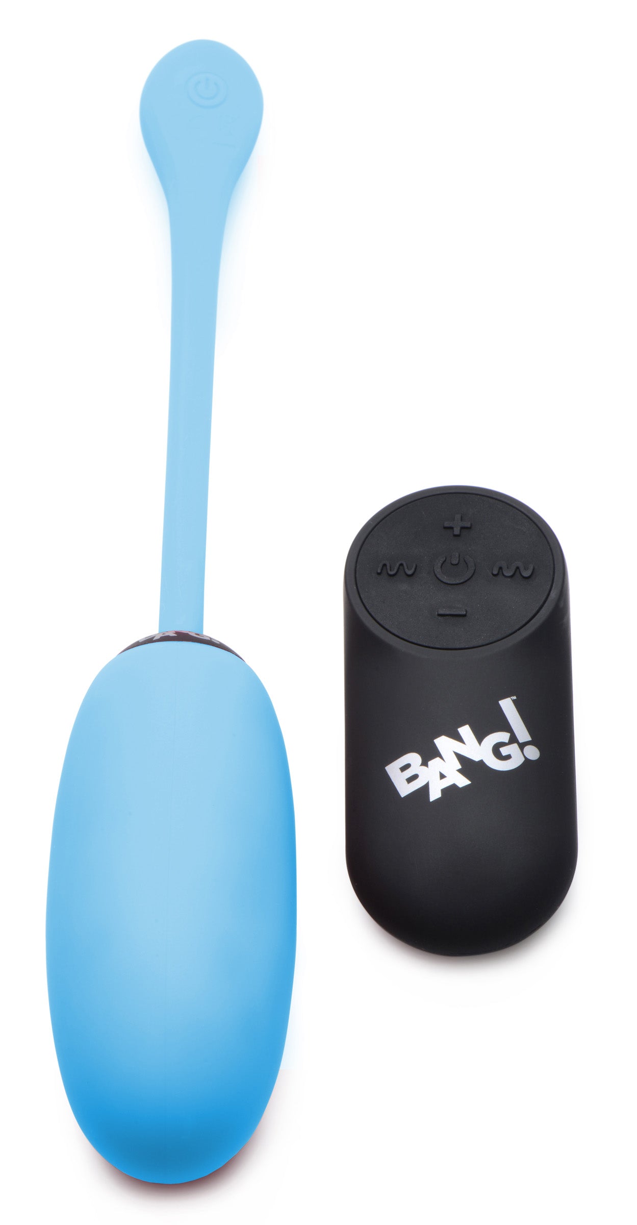 Bang! Remote Control 28X Silicone Plush Egg - Black Blue